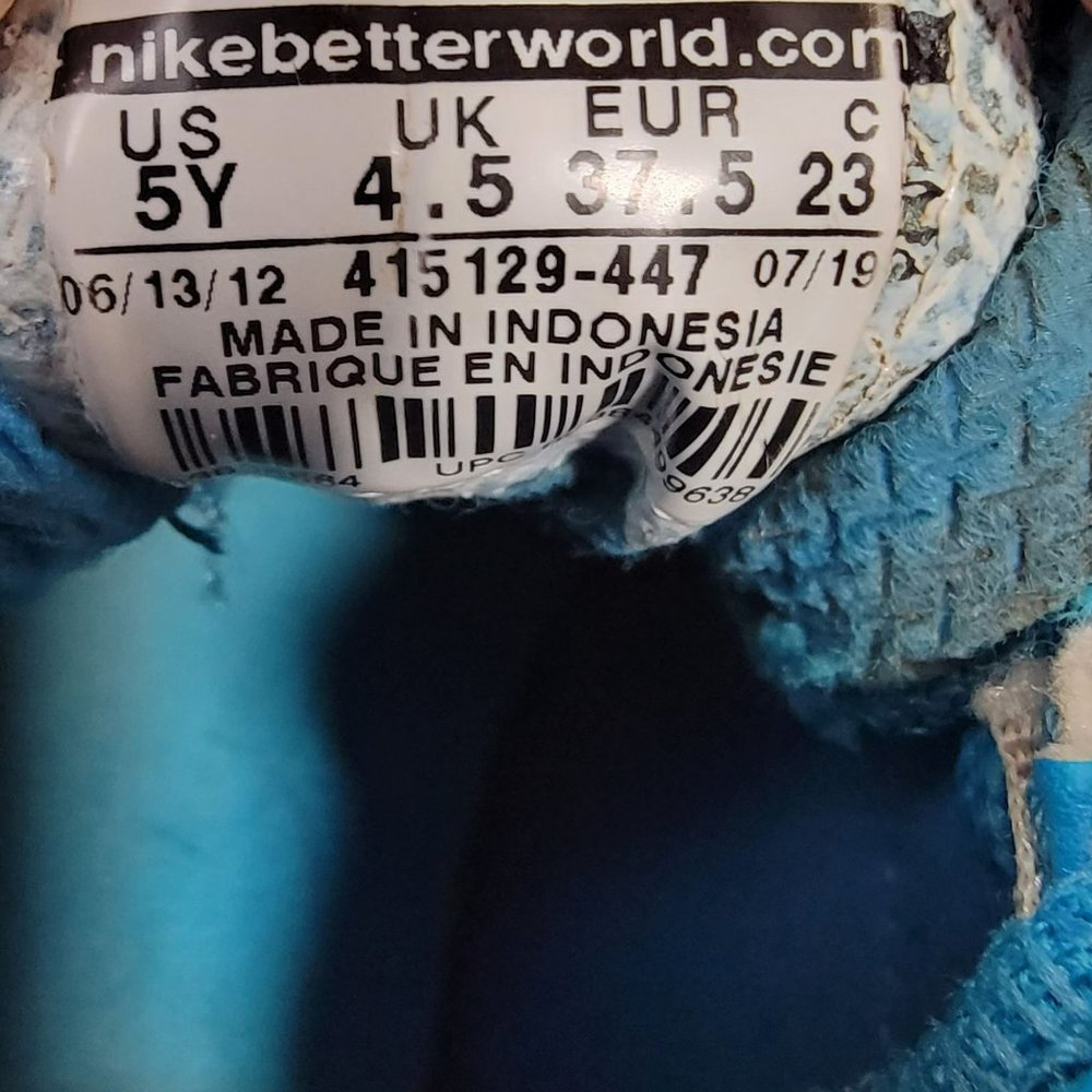 Nike Cross Trainers Unisex Size 5 Y Womens size 6.5 - Picture 7 of 8